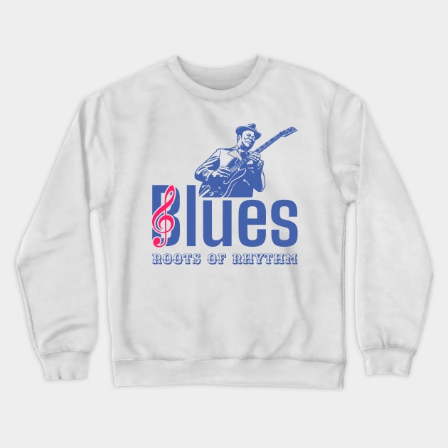 Blues Music Guitarist | Classic Maestro Edition Crewneck Sweatshirt by VISUALUV